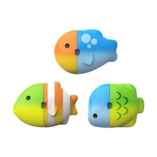 BABY BATH TOYS Color Changing Fish 3 Pack Toddlers Kids Floating Water Toys