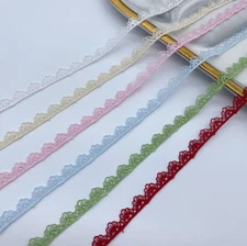 3/8-inch-wide lace trim select color price per yard