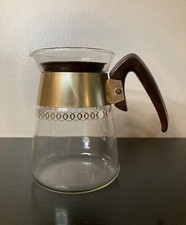 Vintage Corning Glass 4 Cup Coffee Pot - Heat...