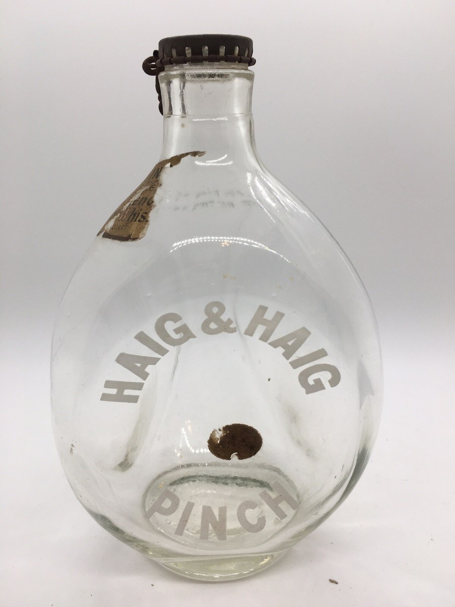 Vintage Haig & Haig pinch scotch whiskey bottle. | eBay