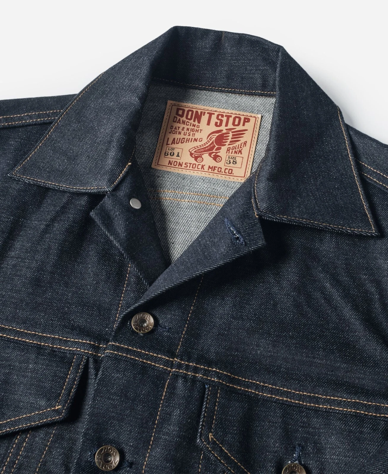 BRONSON MFG. CO. Lot 601 1969 Model 3rd Selvedge Denim Jacket (14