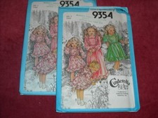 1979 UNCIRCULATED SIMPLICITY 9354 - GIRLS "CINDERELLA" DRESS PATTERN 3-6FF