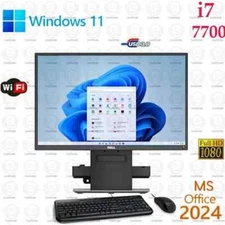 Dell Precision AIO Core i7 24" FHD 32GB RAM 1TB SSD Windows 11 Pro Office 2024
