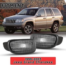 Fit 1999-2002 2003 Jeep Grand Cherokee Front Bumper Driving Fog Lights Pairs