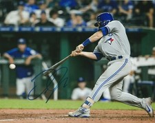 TORONTO BLUE JAYS DANNY JANSEN SIGNED 8X10 PHOTO # 1