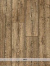 Pavimento in pvc h. 400cm Terrana Real 606M Rovere Invecchiato sp. 2mm Taglio