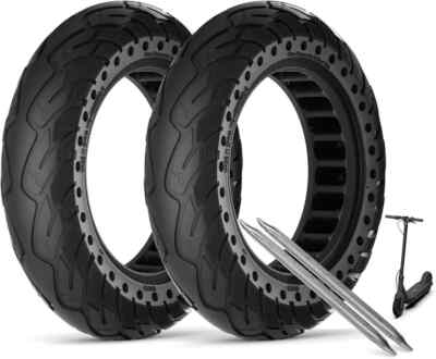 Solid Rubber Tire 10x2.5 inch for Segway Ninebot MAX G30 G30P G30LP/Hiboy S2 ...