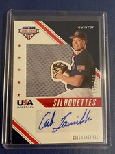 2020 Panini Stars and Stripes Cale Lansville Auto/Patch 122/199