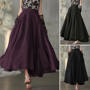 long flared maxi skirts