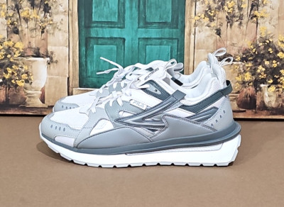 Fila Sandenal Gray White Sneakers Shoes Size 10
