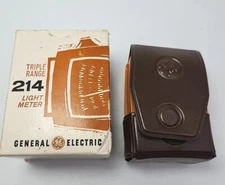 NOS GENERAL ELECTRIC Type 214 Footcandles Color & Cossine Corrected Light Meter