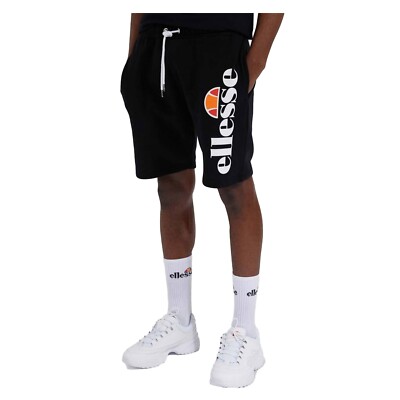 ELLESSE BOSSINI SHORT Herren Schwarz Shorts Baumwolle Kurze Hose SHS08748-011