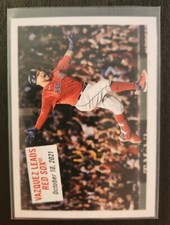 2022 Topps Archives Christian Vasquez 1955 Topps Scoop Boston Red Sox #313