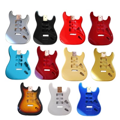 Unvollendeter Gitarrenkörper Pappelholz DIY ST E-Gitarrenkörper