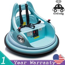 12V Ride On Bumper Car Kids 2wd Toy w/ Remote Control 360  Spin for Age 1.5-5