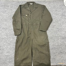 Big Mac Coveralls Mens Size 38R Olive Green Herringbone Twill Workwear JCPenney