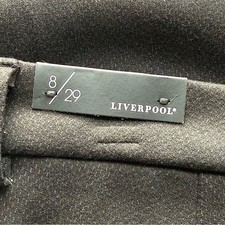 NEW Liverpool Women's Classic Black Grey Textured Warm Dress Pants SIZE 8 / 29