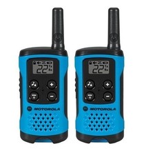 Motorola FRS MOT-T100 16-Mile Range Radios44; Blue - Pack of 2