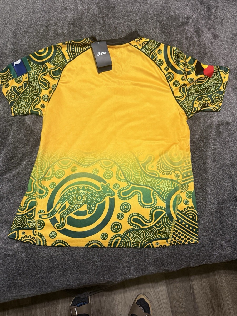 2XL Wallabies Indigenous Rugby Jersey ASICS Australia NWT Rare