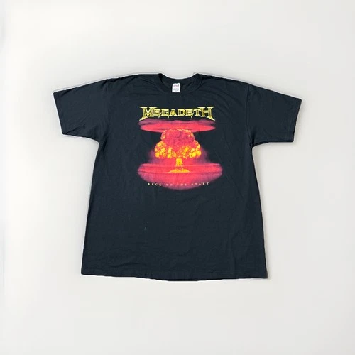 Megadeth T Shirt Band Back to the Start Tour Si 2000s vintage concert t-shirt, vintage, size XXL, single stitch, B+ condition