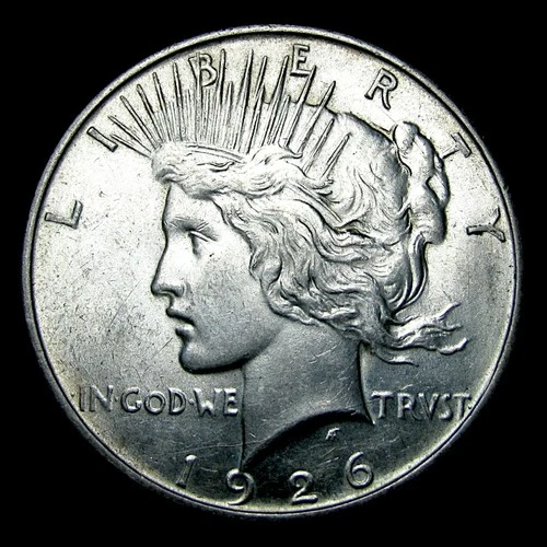 1926-D Peace Dollar Silver ----  Unc Condition Stunning Coin ---- #452U