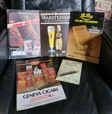Cigar Vintage Tobacconist Shop Bar Pub Advertising Show Card Sign Joblot Tobacc