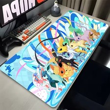 Anime Mouse Pad PC Colorful Kawaii Evee Gaming Desk Mat 1