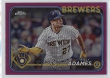 2024 Topps Chrome Pink Refractor Willy Adames #126 18n7