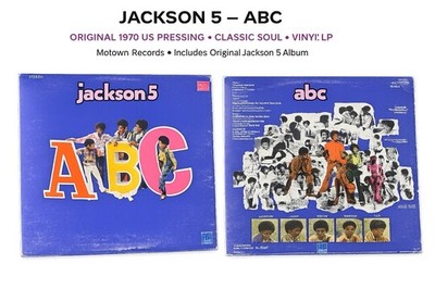 Jackson 5 ABC Vinyl LP 1970 Motown Original Pressing Classic Soul Album