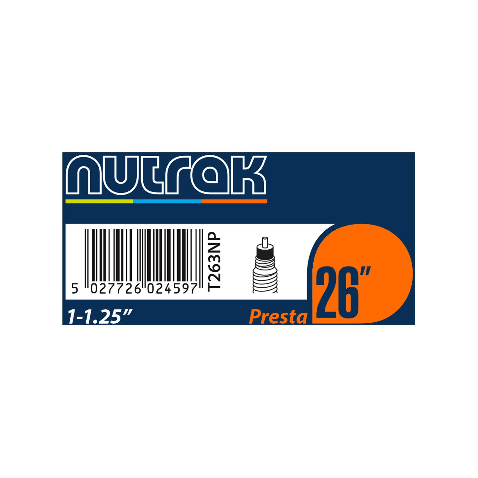Внутренняя трубка Presta Nutrak 26 x 1 - 125 дюйма 2090₽