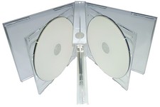 50 Clear Sextuple 6 Disc CD Jewel Case