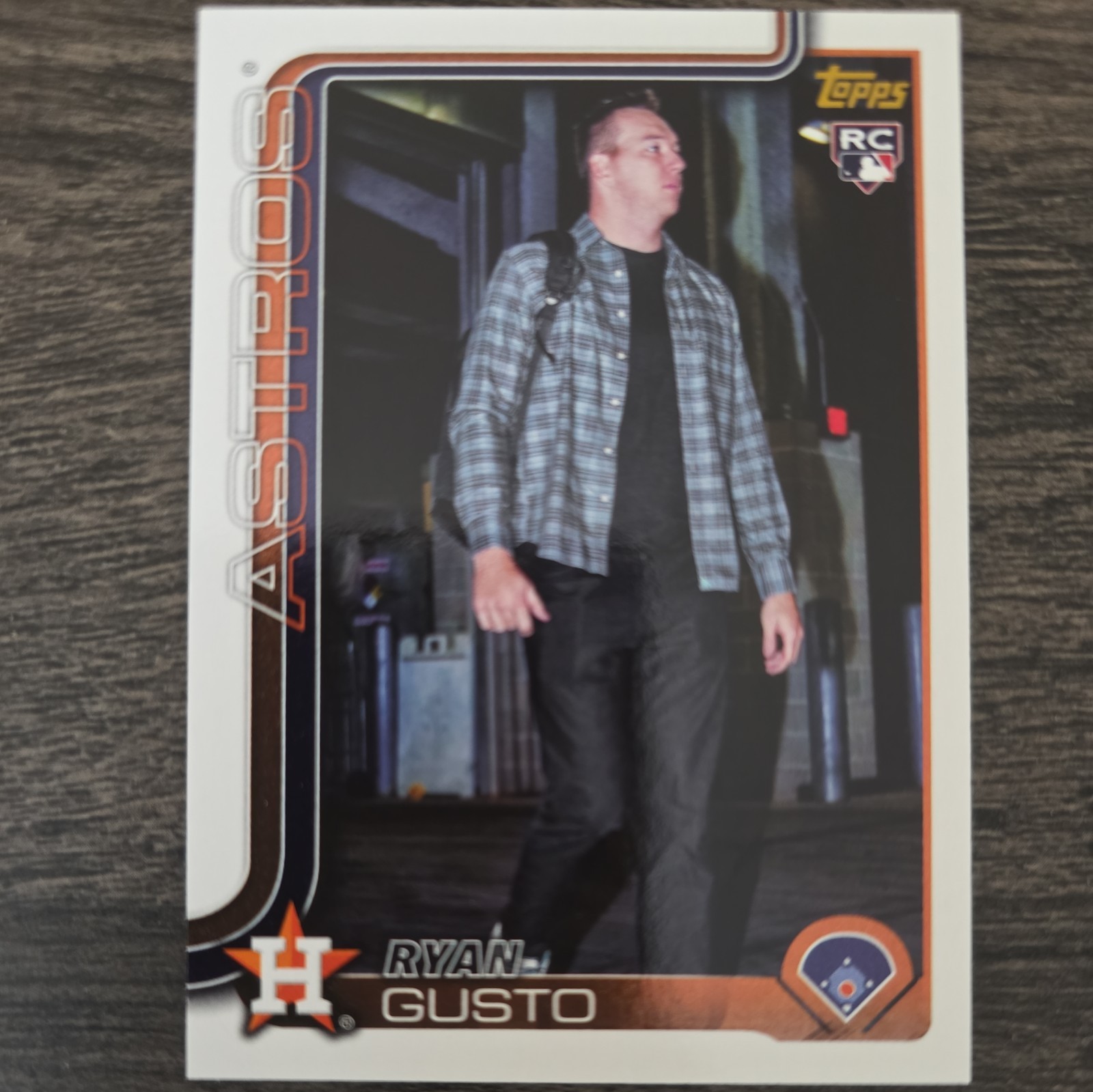 2025 Topps Ryan Gusto US292 Golden Mirror Rookie Card