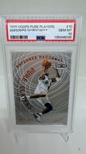 1999-00 Skybox NBA Hoops Anfernee Hardaway Pure Players #/500 Jersey # PSA 10