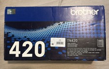 NEW GENUINE - BROTHER TN420 BLACK TONER CARTRIDGE - TN-420 - SEALED BAG