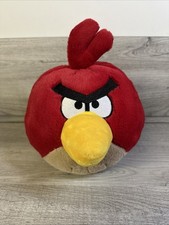 Angry Birds 9  Red Bird Plush Stuffed Animal Commonwealth Toy  Novelty 2010