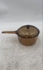 Visions Corning Ware Brown Saucepan And Casserole Dish With Lid Lot Of 3 — photo 8