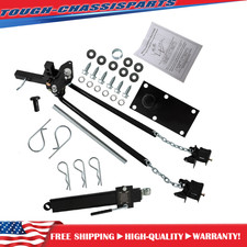 800Lb Weight Distribution Hitch+Sway+Drop Shank+2 5/16 In Ball For Trailer New