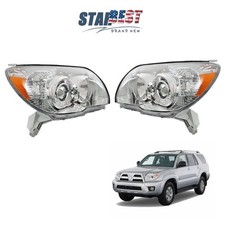 Headlights Projector Chrome Clear For Toyota 4runner 2006-2009 Leftright Side