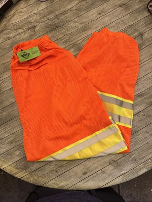 Concern For Safety High Visibility Mesh Orange XL Pants Class E Level 2