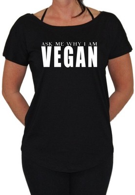 Ask me Vegan Loose Girlie Vegetarier Straight Edge BIO Alternativ ÖKO Veganer