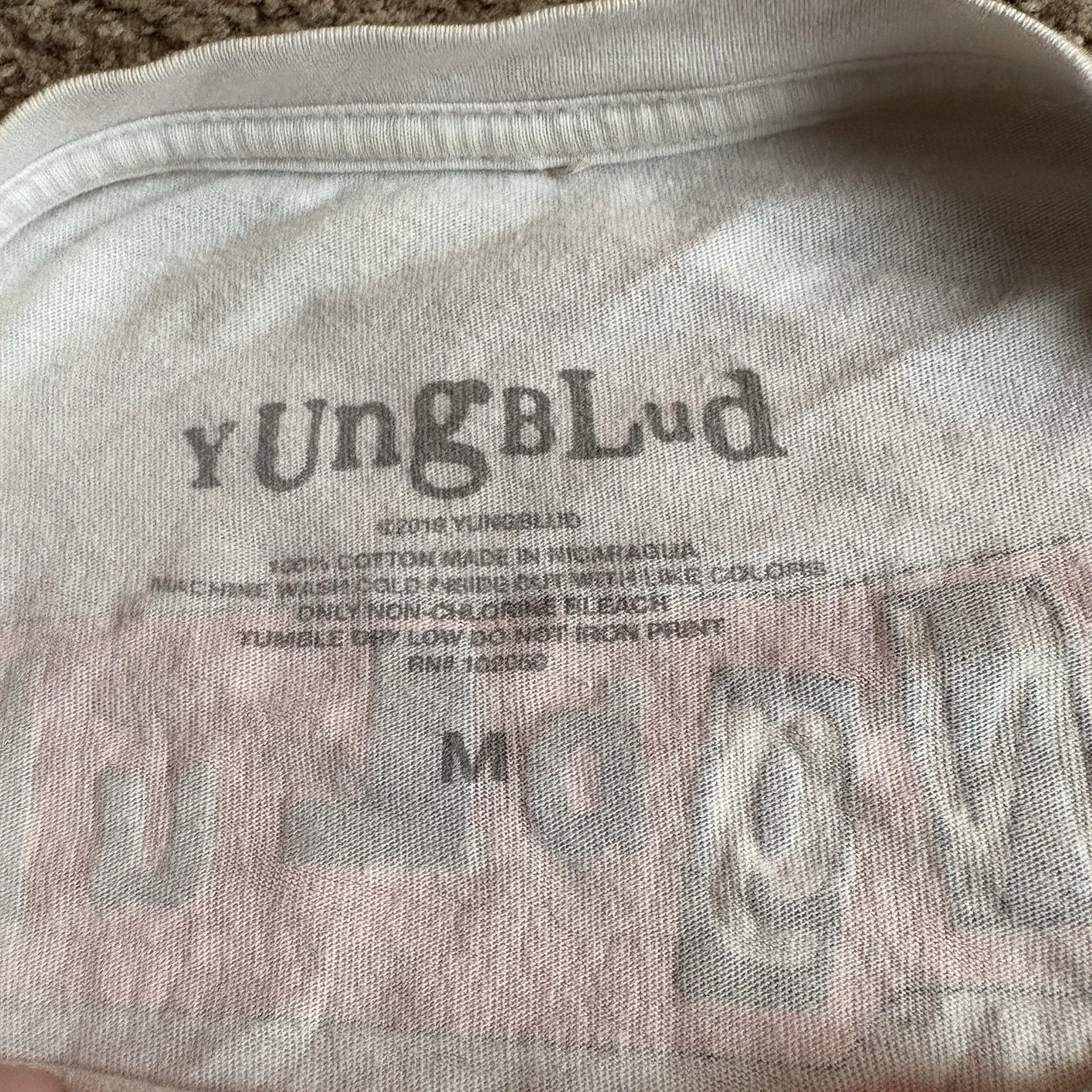 Yungblood Rapper 2019 Tour Shirt Long Sleeve Size Medium White image 4