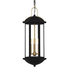 Quoizel CFD1910 Crestfield 3 Light 10"W Outdoor Mini Pendant - Black