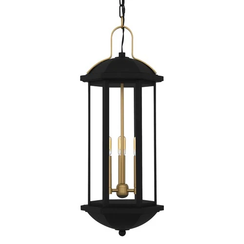 Quoizel CFD1910 Crestfield 3 Light 10"W Outdoor Mini Pendant - Black - Picture 1 of 8