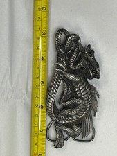Dragon belt buckle vintage rare