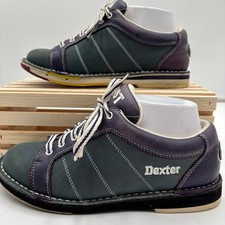 Dexter Womens SST B900-3 Blue Leather Bowling Shoes Lace Up Athletic Size 7M