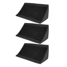 3Pcs Black Acoustic Corner Bass Trap Foam Sound Reduction Home Panels