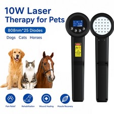 10W 808nm 25 Diodes Pet Laser Therapy Device for Dogs Cats Joint Pain Relief