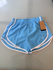 Pantalones cortos para correr Nike Dri-FIT Tempo para mujer [S] nuevos con etiquetas azul cielo precio de venta sugerido por el fabricante $32
