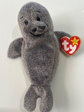 Ty Beanie Baby - SLIPPERY the Seal 7 Inch NEW MWMTs Plush Stuffed Animal Toy