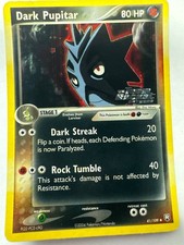 Dark Pupitar HOLO 41/109 - Pokemon Karte Card TEAM ROCKET - Englisch 2004